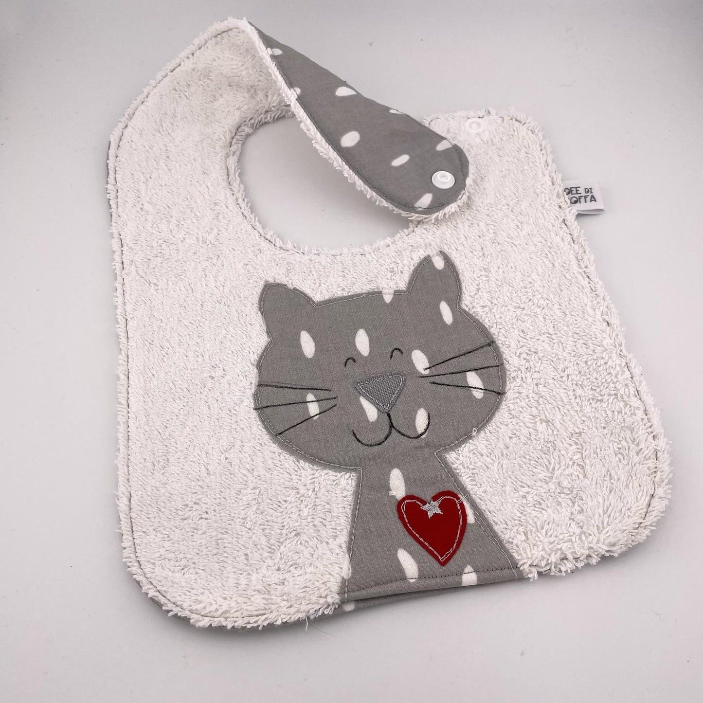 Bavaglino disegno gatto