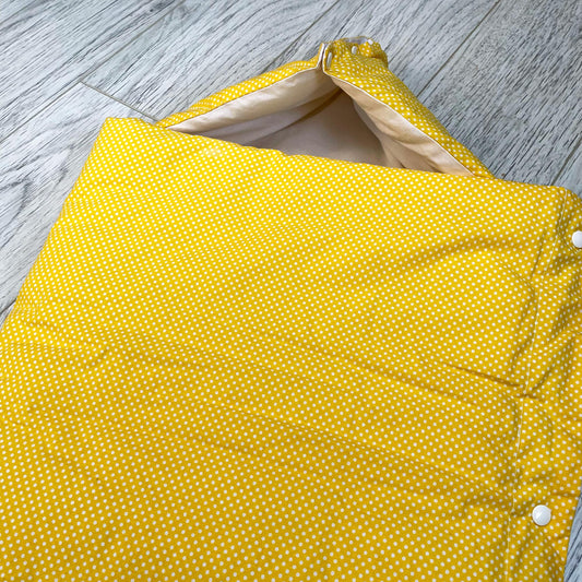 Sacco nanna giallo a pois piccoli