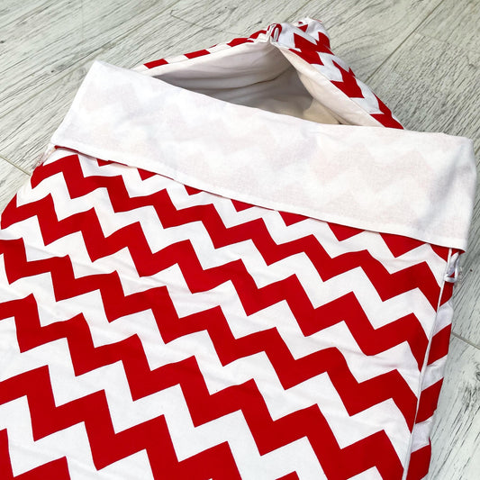 Sacco nanna a zig zag rosso