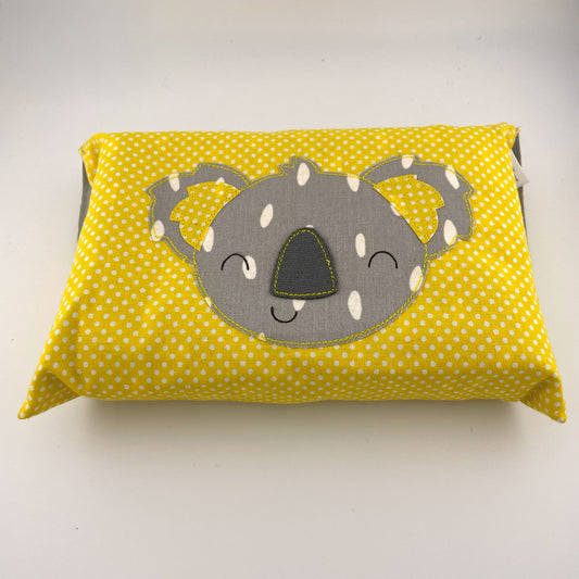 Set koala giallo e grigio