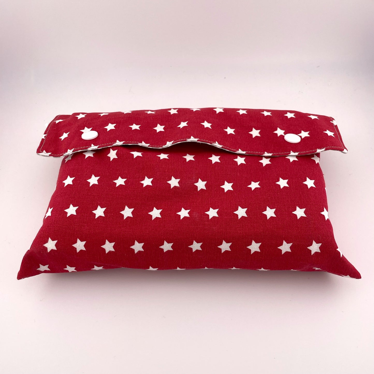 Set cagnolino rosso stelle e grigio