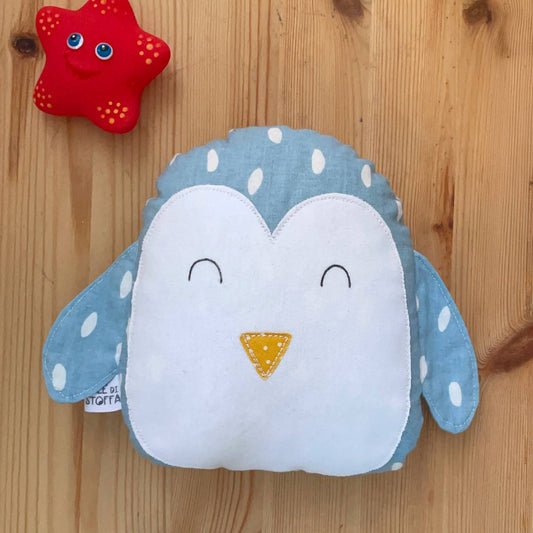 Pinguino azzurro in pula di farro
